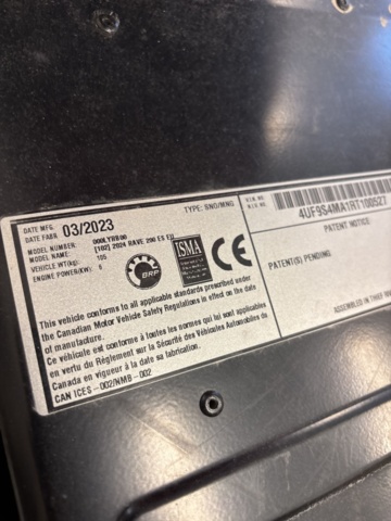 1548764-19 Snöskoter - Lynx Rave 200 ES EU