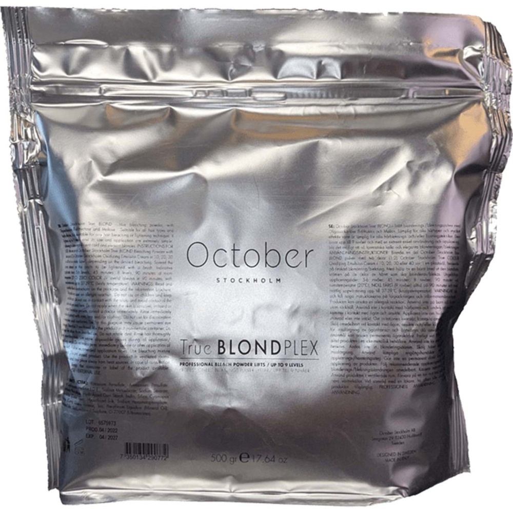 1550008-1 Blekpulver, 5 st - October Stockholm, True Blondplex, 500 g