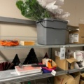 1550118-5 Shelf with miscellaneous items