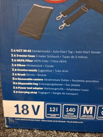 1550272-5 Grovdammsugare Bosch GAS 18V-12 MC