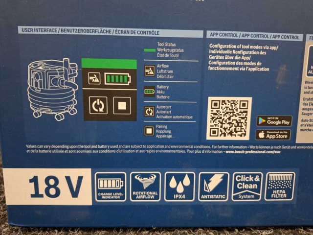 1550272-6 Grovdammsugare Bosch GAS 18V-12 MC