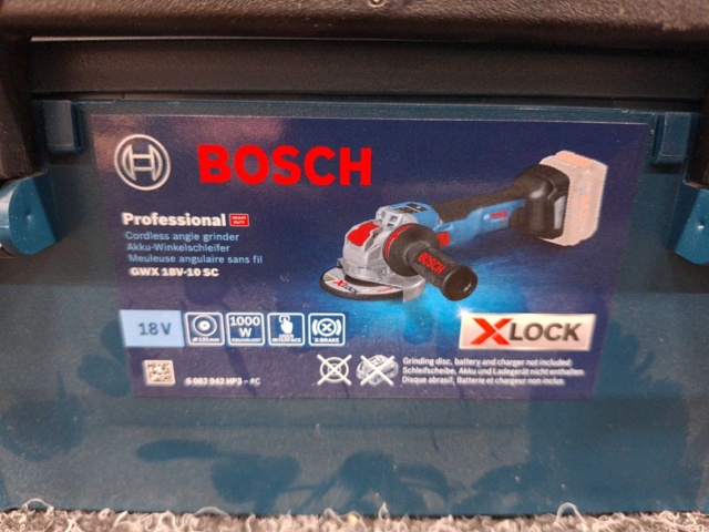 1550275-3 Vinkelslip Bosch GWX 18V-10 125 SC