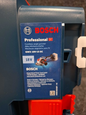 1550276-6 Vinkelslip Bosch GWX 18V-15 SC
