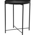 1537143-1 Sidobord - 4 st, DAY, svart metall, Ø38 H50 cm