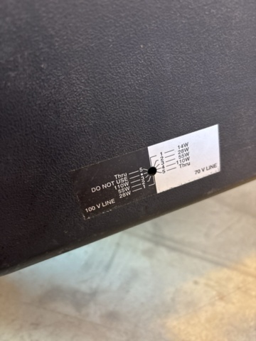 1548768-9 PA-system med JBL-högtalare, Crest-slutsteg och dbx EQ