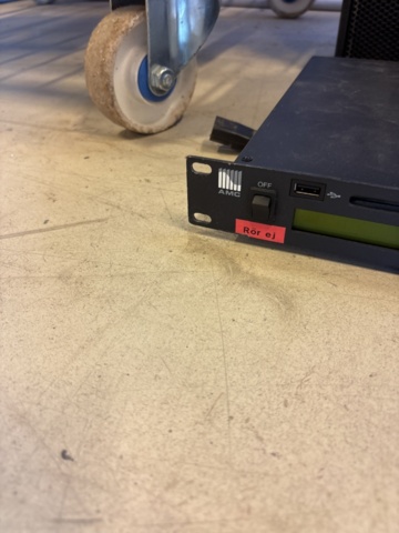 1548768-17 PA-system med JBL-högtalare, Crest-slutsteg och dbx EQ
