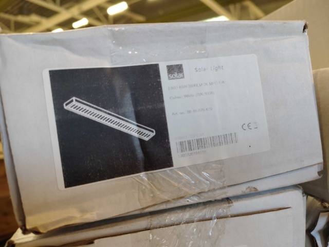 1550495-2 Takarmatur- Solar Light,  EIKU, 40W, 3900lm, 3000K, DALI, vit