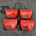 1439256-1 4 st Batteriladdare Milwaukee C 12 C