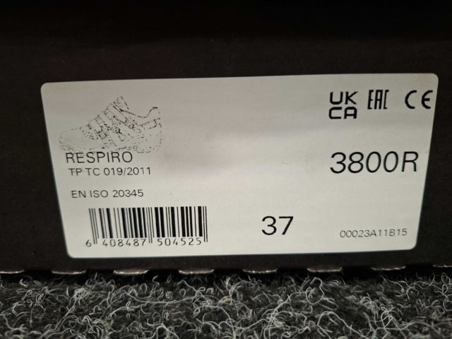 1550526-4 Skyddssandaler Jalas 3800R RESPIRO, Strl 37