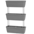 1537155-1 Trädgårdslåda, 3 x 3-pack - 4Living, balkongodling