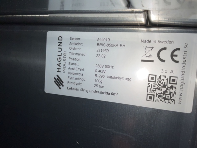 1473506-5 Refrigerator - Haglund - 2022