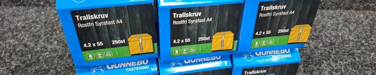 Bild som representerar auktionen - Avyttring skruv & spik från Gunnebo