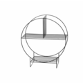 1537168-1 Hylla, 3 st - 4Living, 43 x 20 x 48 cm
