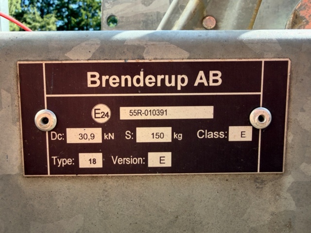1464198-23 Skåpsläp - Brenderup 7350TB -2017