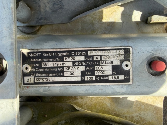 1464199-17 Släpvagn Böckmann CH3218/20(08) -2012