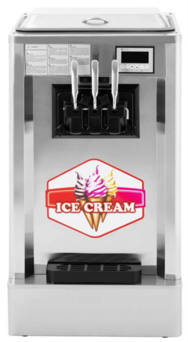 1464200-1 Soft ice cream machine - 1640 W - 23 l/h - 3 flavors