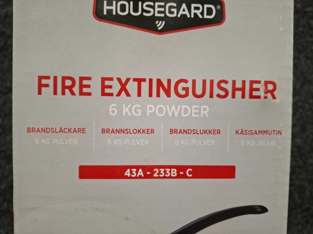 1550271-9 Komplett släckkärra Housegard "Heta Arbeten"
