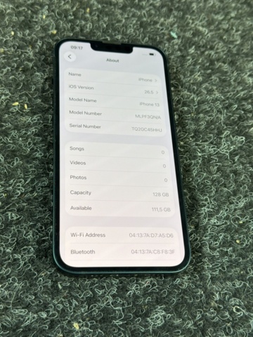 1516079-4 Mobiltelefon - Apple iPhone 13 (128 GB)