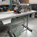 1546028-2 Industrial sewing machine - PFAFF 142, double needle with accessories for pleat sewing