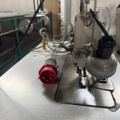 1546028-3 Industrial sewing machine - PFAFF 142, double needle with accessories for pleat sewing