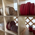 1546044-3 Shelves 2 pcs with contents - Edging, fringes, decorative ribbons