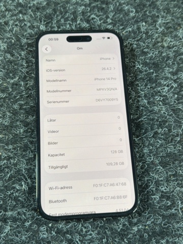 1516090-2 Mobile phone - Apple iPhone 14 Pro (128GB)