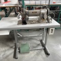 1546028-18 Industrial sewing machine - PFAFF 142, double needle with accessories for pleat sewing