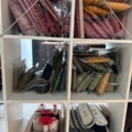 1546044-8 Shelves 2 pcs with contents - Edging, fringes, decorative ribbons