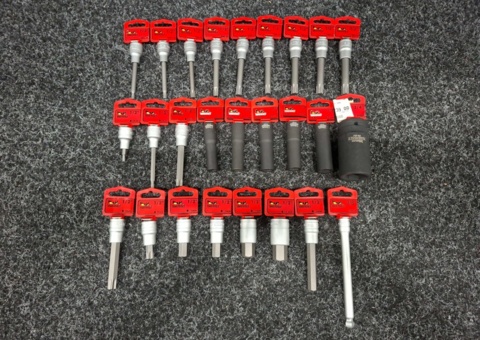 Hylsor, långbits, torxbits m.m, Teng Tools