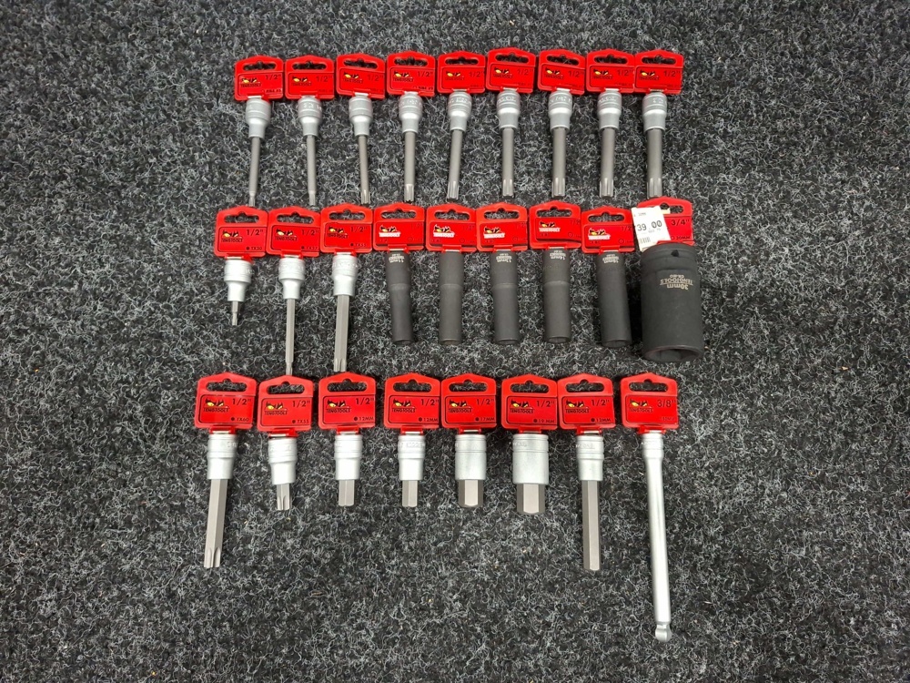 1551235-1 Hylsor, långbits, torxbits m.m, Teng Tools