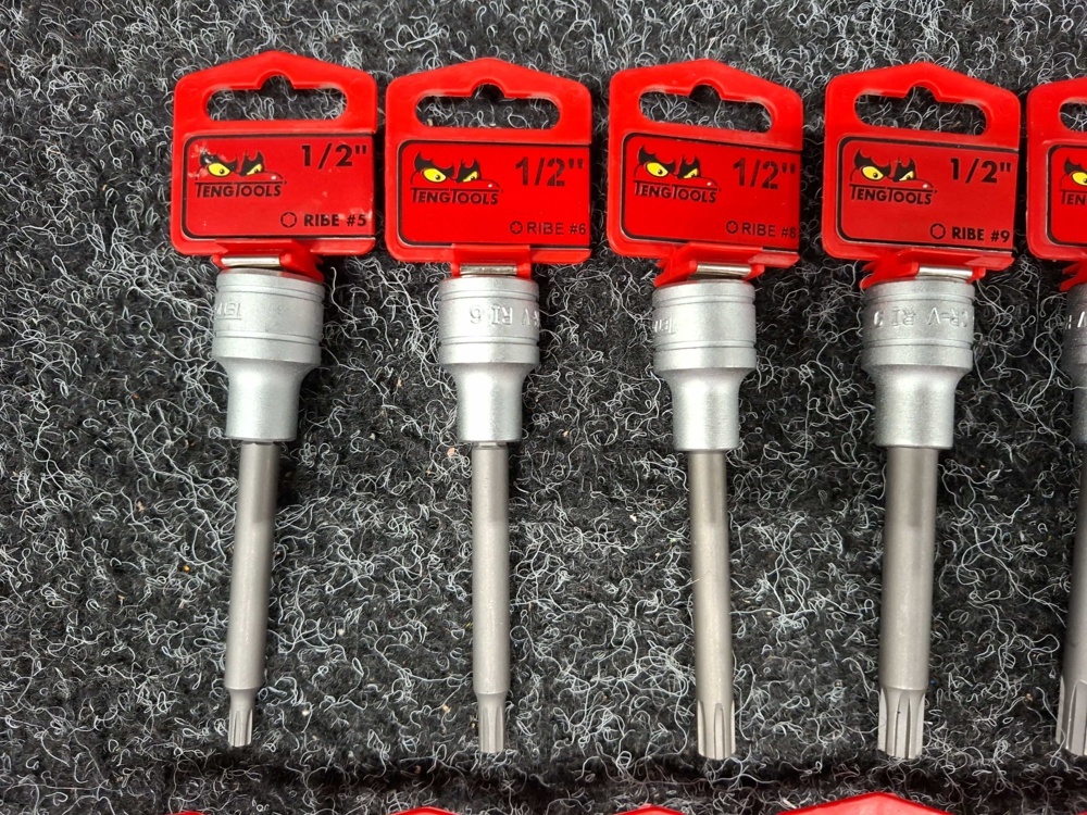 1551235-2 Hylsor, långbits, torxbits m.m, Teng Tools
