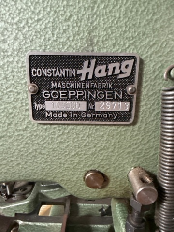 1546032-11 Eyelet machine with eyelets - Constantin Hang 1035CD
