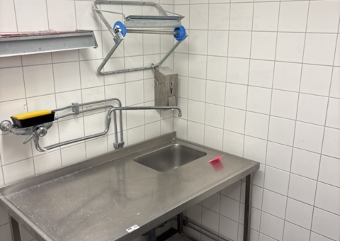 Diskbänk med diskho
