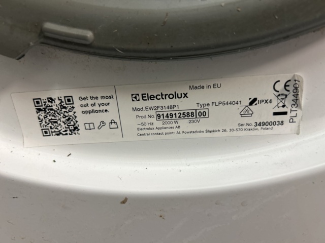 1544820-6 Tvättmaskin - Electrolux TimeCare 500 EW2F3148P1