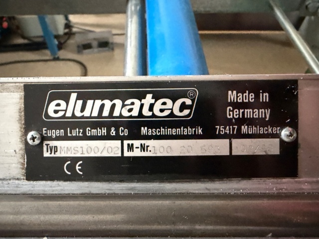 1546031-8 Pipe cutter with feed table - Elumatec MMS100/02