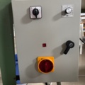 1546040-8 Pleating machine fabric cutting with heat and hole drilling in fabric