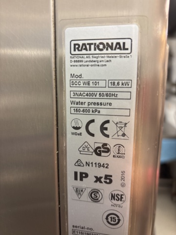 1544719-4 Kombiugn med stativ - Rational SCC WE 101