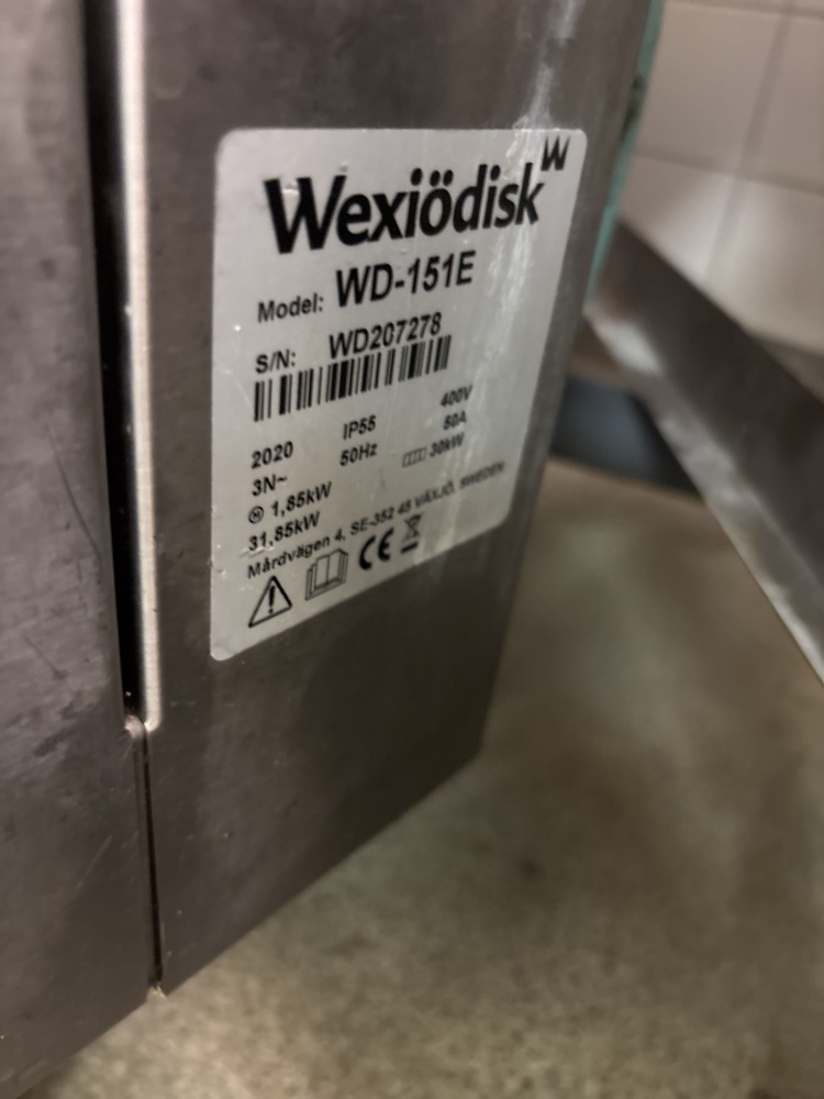 1544727-2 Diskmaskin, rullband, m.m.  - Wexiödisk WD-151E