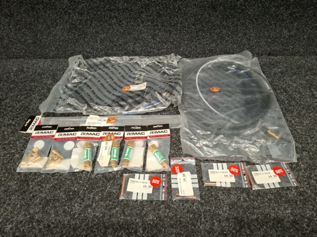 Slangpaket 2m, backslagsventiler, slangsockelset m.m.