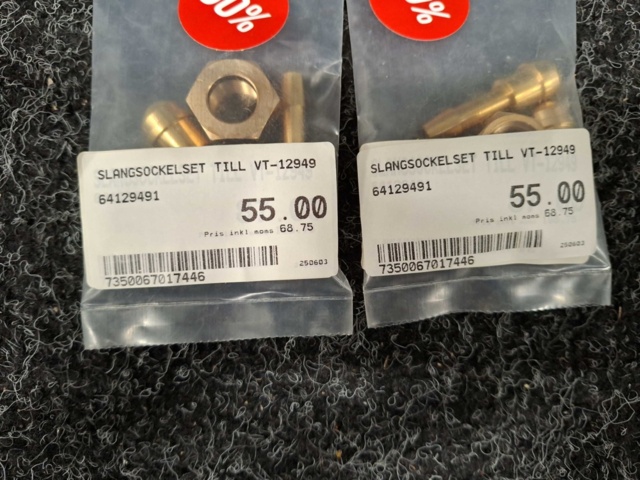 1551253-10 Slangpaket 2m, backslagsventiler, slangsockelset m.m.