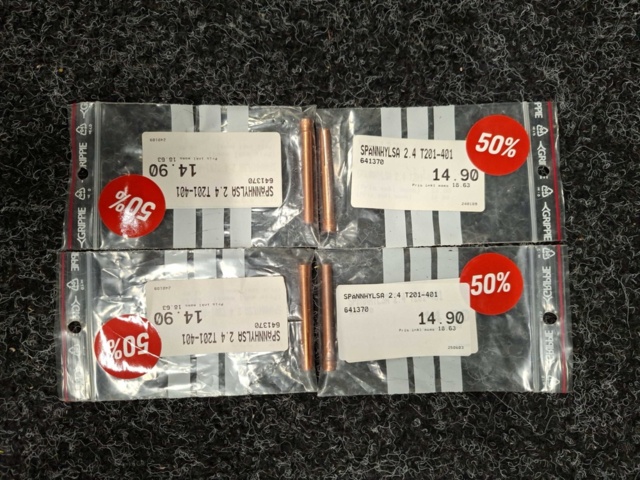 1551253-14 Slangpaket 2m, backslagsventiler, slangsockelset m.m.