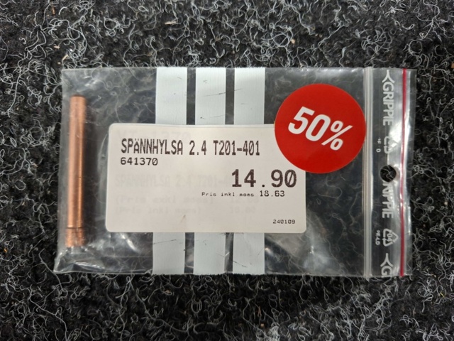 1551253-15 Slangpaket 2m, backslagsventiler, slangsockelset m.m.