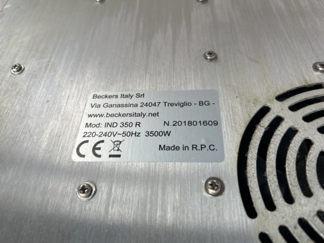 1544792-7 Induktionshäll 2 st - Beckers IND 350 R