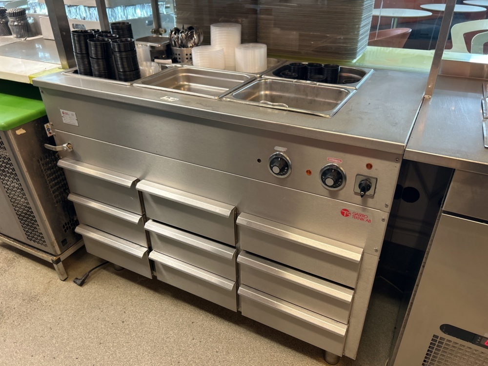 1544789-2 Vattenbad med lådor - Gastro Teknik AB D1210