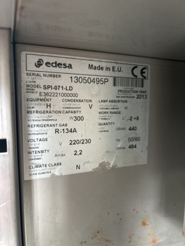 1544788-5 Kylskåp - Edesa SPI-071-LD