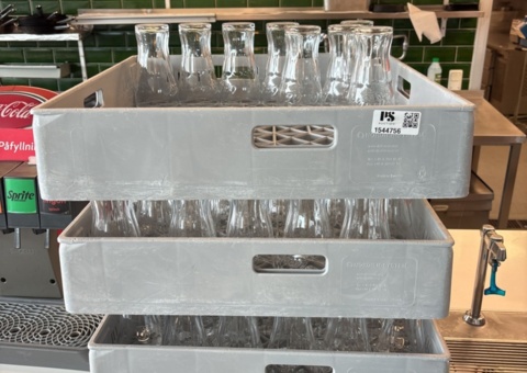 Backar 8 st med glas