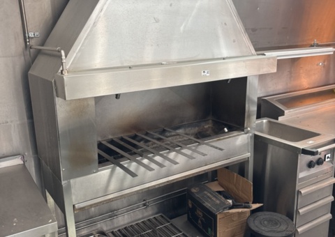 Kolgrill utan kåpa/släckutrustning