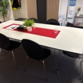1546072-8 Dining table with chairs, serving trolley and kitchen appliances/equipment