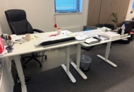 1546071 Office package with desk, printer and office furniture