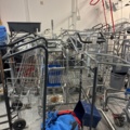 1546077-2 Lot of cleaning carts on wheels